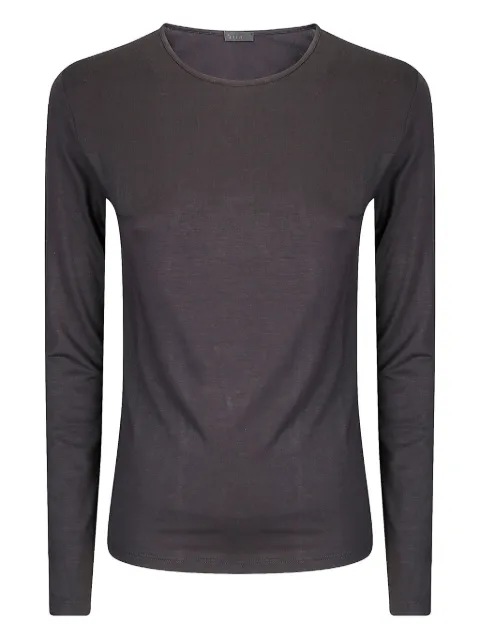 M.S.M. long-sleeve round-neck T-shirt Black VH410