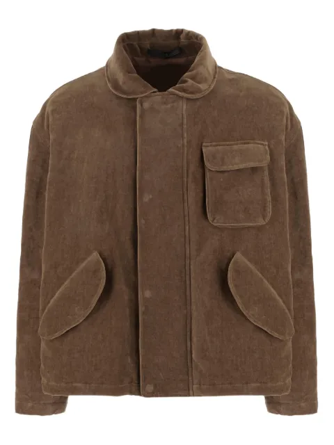 Giorgio Armani patch-pocket jacket Brown GM002274TE17668U6203