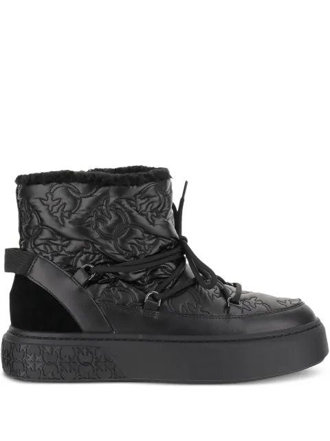PINKO quilted platform boots Black SS0101T036