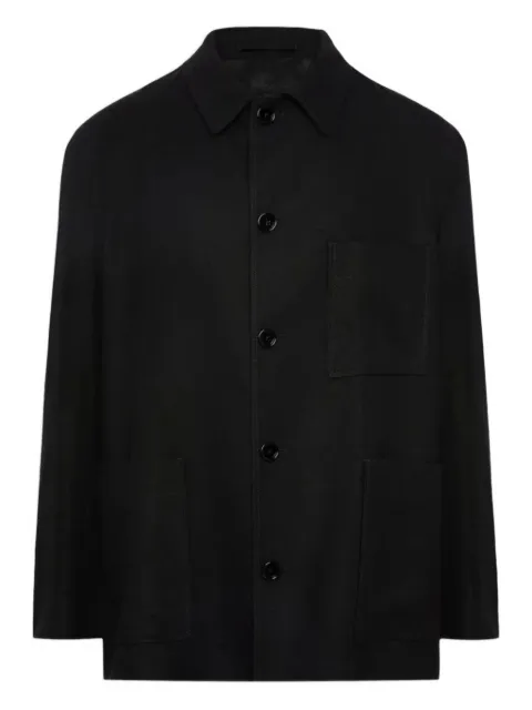 Lardini long-sleeve shirt jacket Black ESNASTESIF64423