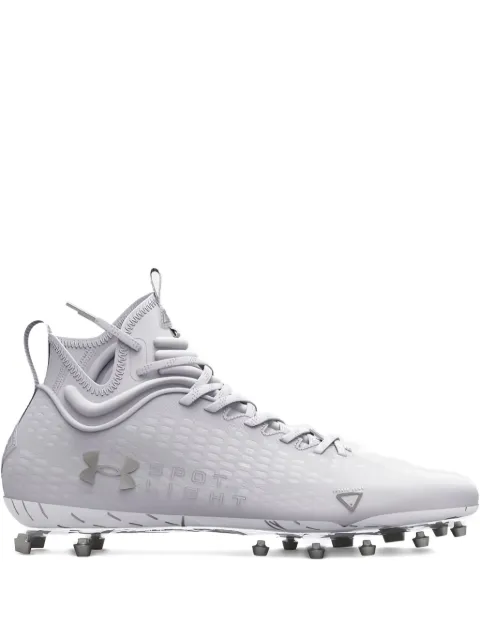 Under Armour Spotlight Lux Mc 2.0 "White/Metallic Silver" cleats White 3025082100