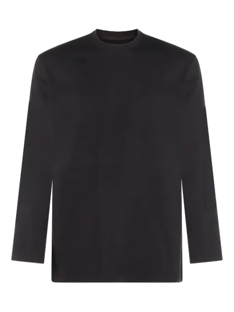 Y-3 logo-print long-sleeve T-shirt Black JX4747