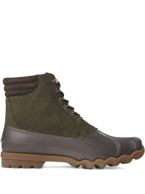 Sperry Avenue Duck "Green/Brown" boots Green STS22310