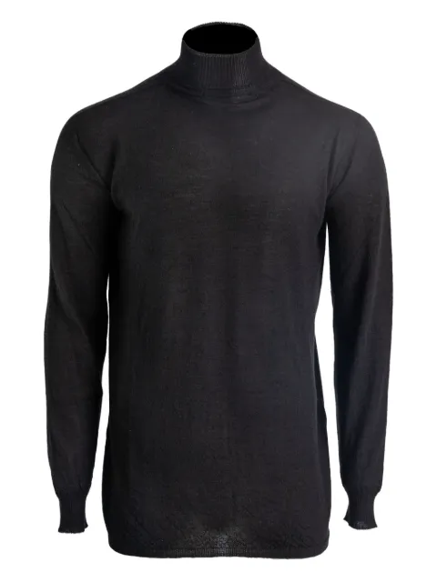 Rick Owens turtleneck sweater Black RU02E1626WS