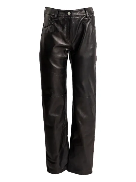 Magda Butrym leather panel trousers Black 211725