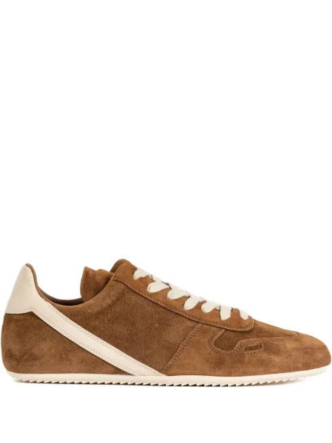 Rick Owens Minimal suede sneakers Brown RU02E1889LVSLCO