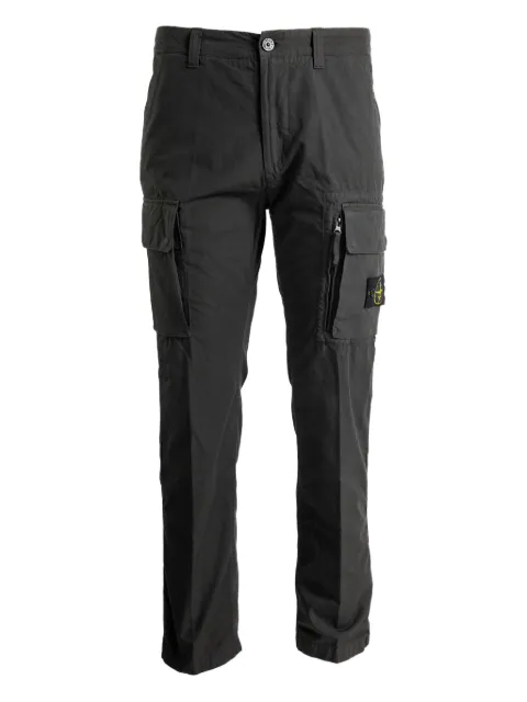 Stone Island Compass-motif cargo pants Grey K2S153100006S0179