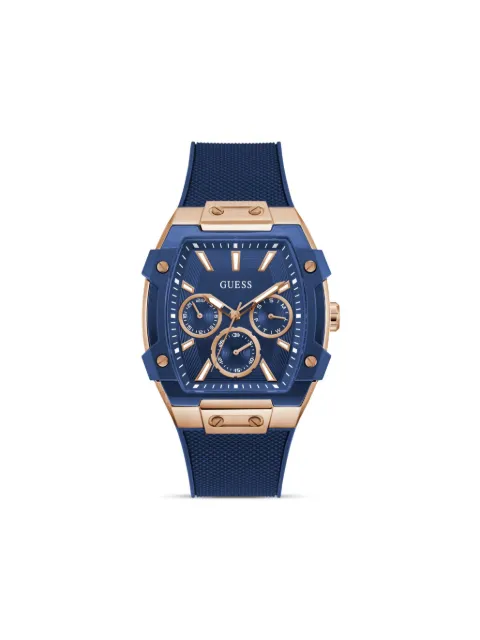 GUESS USA stainless steel 44mm watch Blue GW0956G4