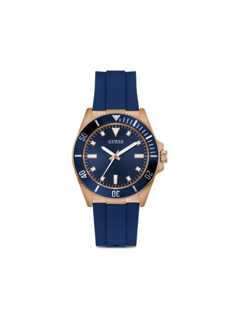 GUESS USA stainless steel 41mm watch Blue GW0969G3