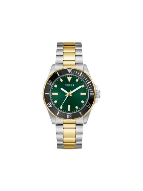 GUESS USA stainless steel 41mm watch Green GW0968G4