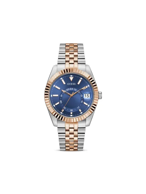 GUESS USA Jaden stainless steel 42mm watch Blue GW0977G5