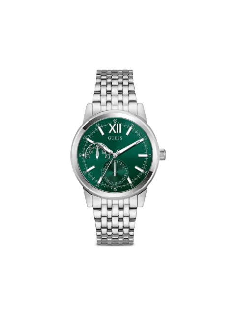 GUESS USA stainless steel 42mm watch Green GW0976G5