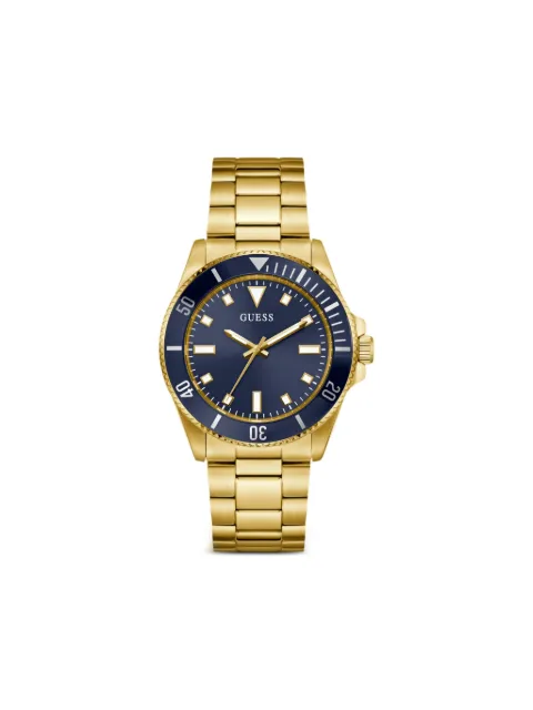 GUESS USA stainless-steel 43mm Blue GW0968G2
