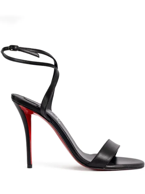 Christian Louboutin 100mm Miss Z ankle-strap heeled sandals Black 3250192B439