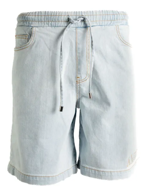 AMIRI drawstring denim shorts Blue AMDNSH1031