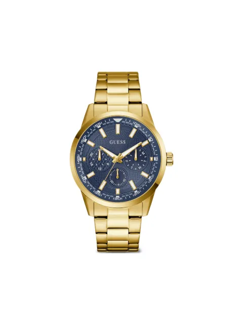 GUESS USA stainless steel 44mm watch Blue GW0963G2