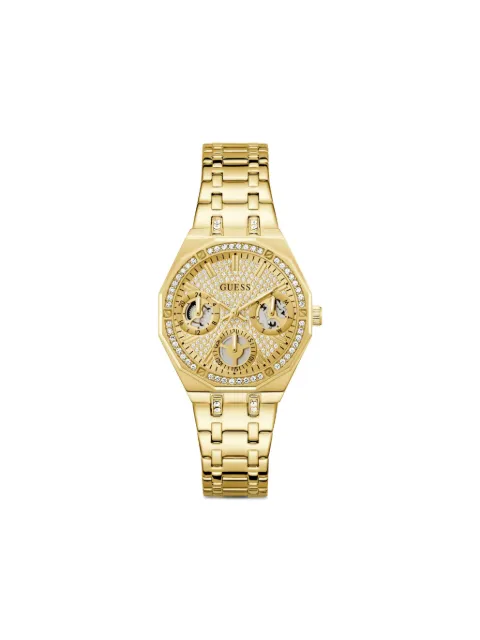 GUESS USA multifunctional 36mm watch Gold GW0988L2