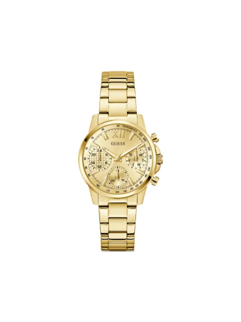 GUESS USA multifunction 36mm watch Gold GW0933L2