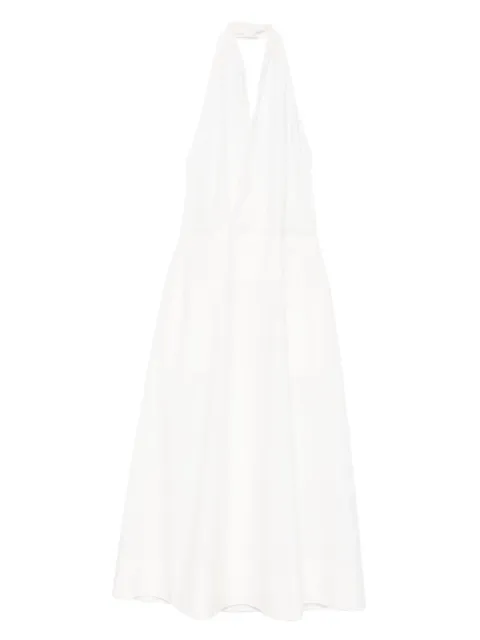 St. Agni halter midi dress White R26901WHT