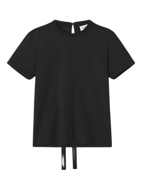 Lanvin tie-back cotton T-shirt Black RWTS0024J040H25