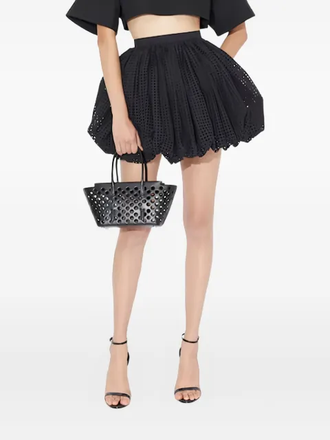 Alaïa cut-out mini skirt Black AA9J05556TL19