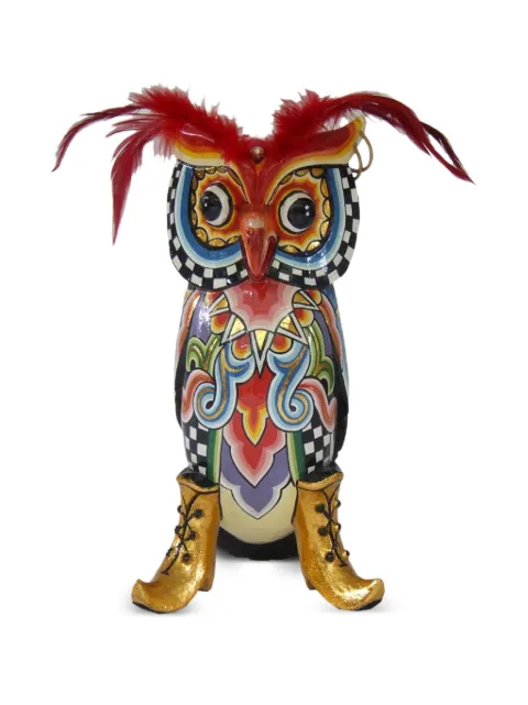 Toms Drag feather-owl decoration Yellow 4024