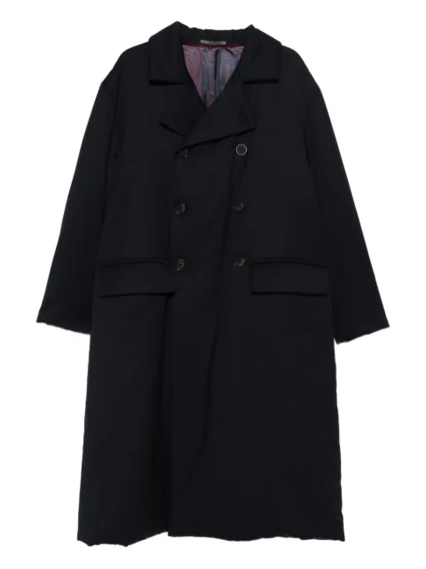 Giorgio Armani double-breasted pocket coat Blue 9CGOL03ET018R