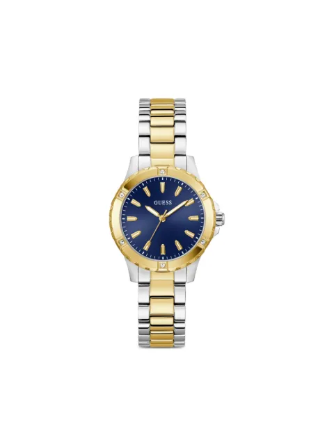 GUESS USA stainless steel 34mm watch Blue GW0948L3