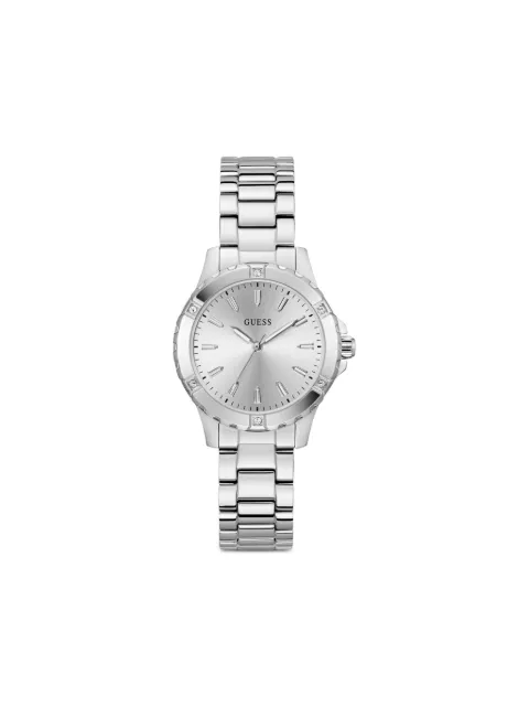 GUESS USA stainless steel quartz 35mm Silver GW0948L6