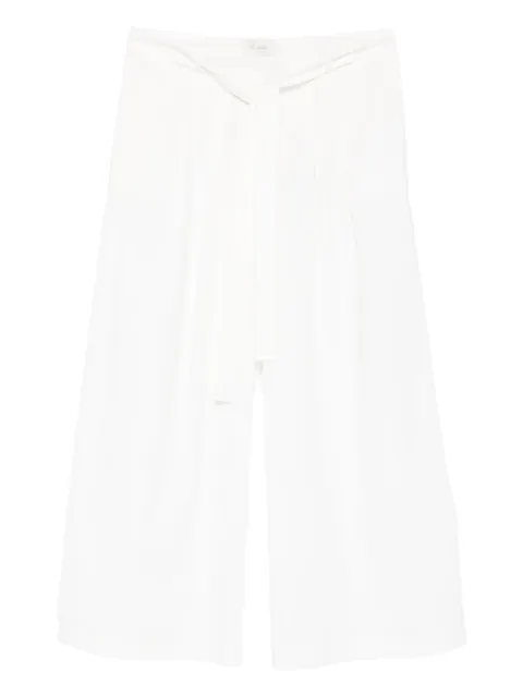 St. Agni belted trousers White R26505WHT