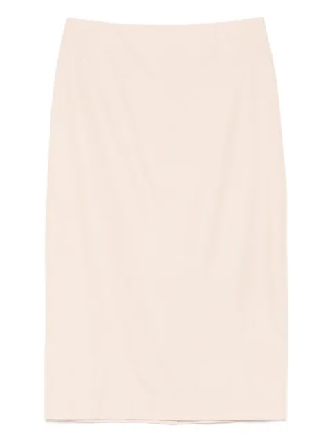 St. Agni rear-slit midi skirt Pink R26804PKS