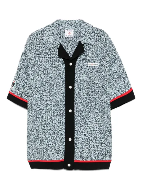 Casablanca mouliné shirt Green MPF25KW995