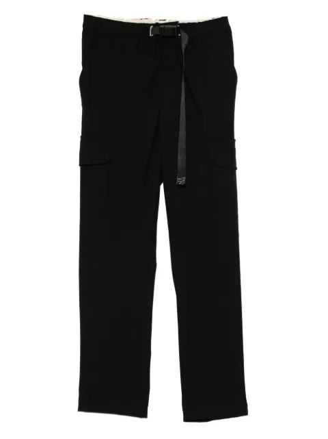 WHITESAND cargo belted trousers Black 25WSU55330