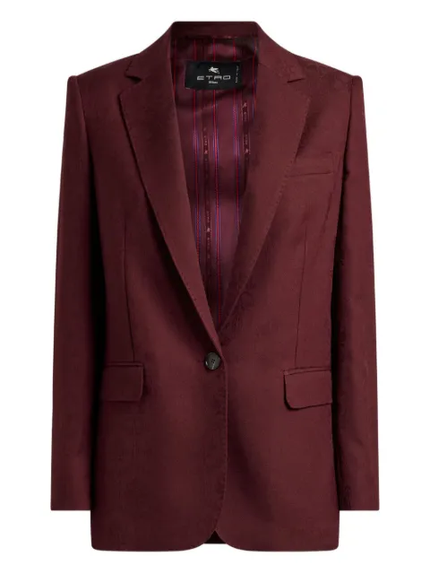 ETRO single-breasted jacket Red WRCA004299TJ254