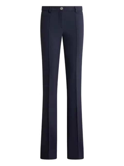 ETRO button-fastening flared trousers Blue WREA005499TUSN1