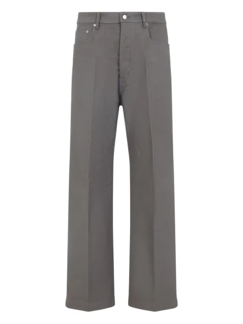 Rick Owens cotton straight-leg jeans Brown MRU02E1333TB