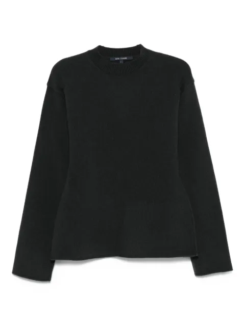 Sofie D'hoore round-neck wool sweater Grey MEMLINGYCOM