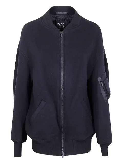 Y's zip-fastening pocket jacket Black YMY02127