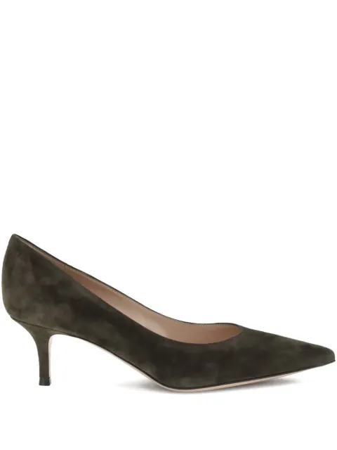 Gianvito Rossi pointed-toe pumps Green G2033655RICCAM