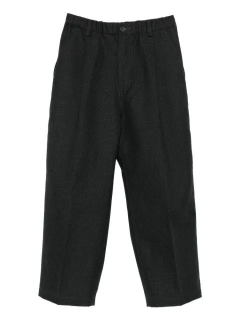 Sofie D'hoore checked pleated trousers Grey PASSWOU