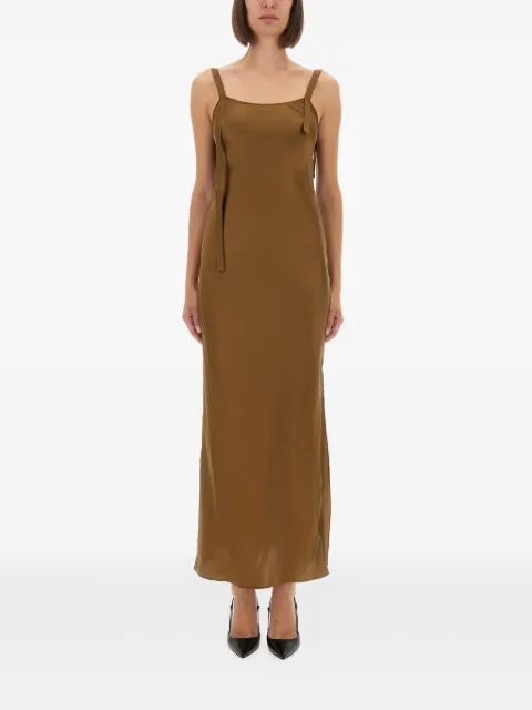 The Garment tie-strap maxi dress Brown 21459261