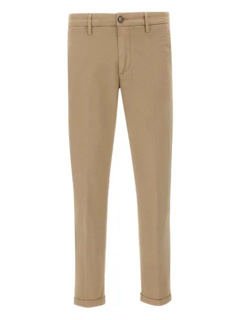 Re-Hash turn-up cotton trousers Brown P107BW2U0440426