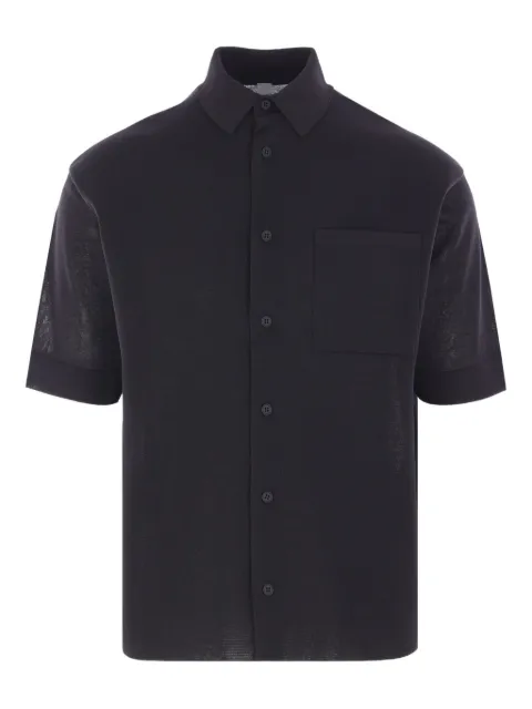CFCL pointed-collar patch-pocket shirt Black CF010KJ101GP00199N