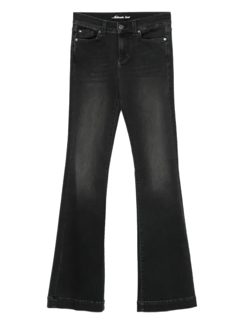 LIU JO embellished flared jeans Black UF5061DS615