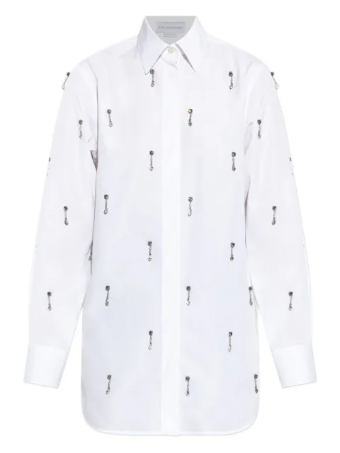 Stella McCartney crystal-embellished shirt White 620163SMA90