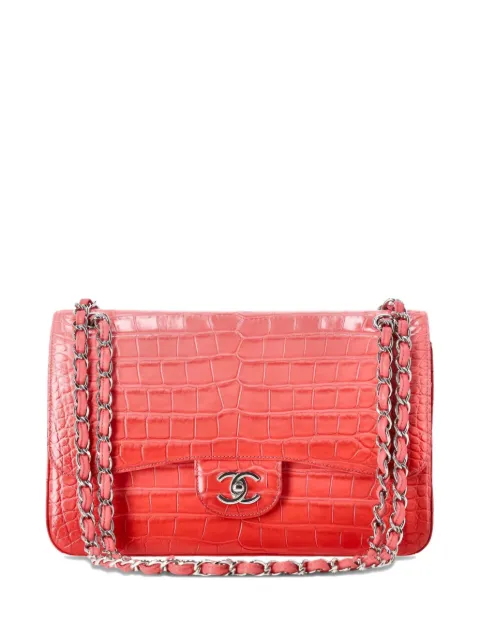 CHANEL Pre-Owned 2015-16 Jumbo Double Flap shoulder bag Red SL693