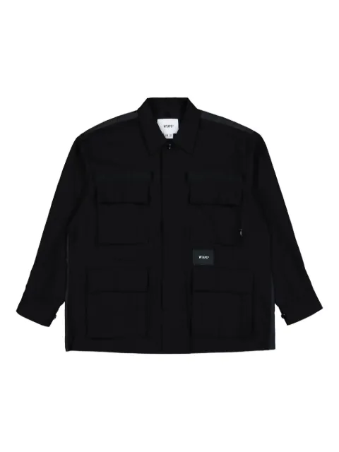 WTAPS multi-pocket cotton shirt Black 251WVDTSHM03