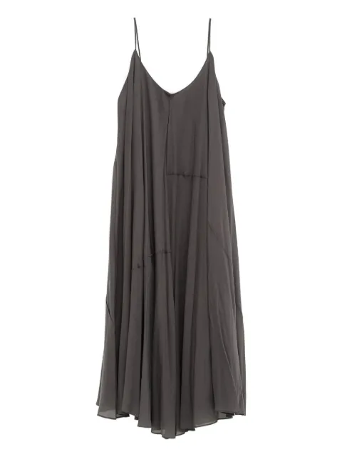 Lauren Manoogian pleated midi dress Grey AW25D2532W203
