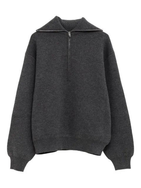 Balenciaga zip-collar sweatshirt Grey 849931T1754