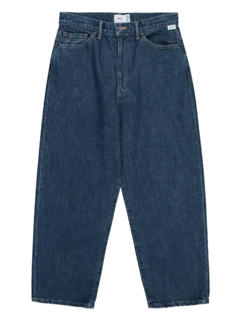 WTAPS logo-embroidered jeans Blue 251WVDTPTM03